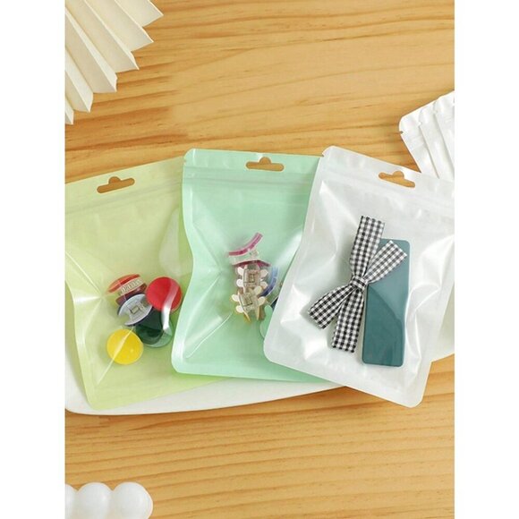 48 pc Pack Mix Color Macaron Multicolor Closure Packing Bags For Gift - Picture 2 of 7